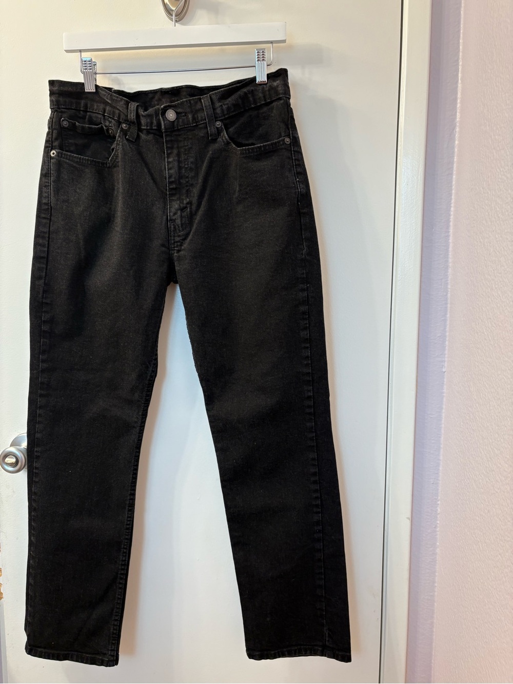 Levi 511 Men's Black Slim Leg Jeans 34x29